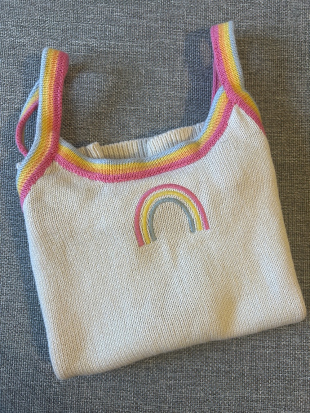Rainbow Sweater Tank 🌈
